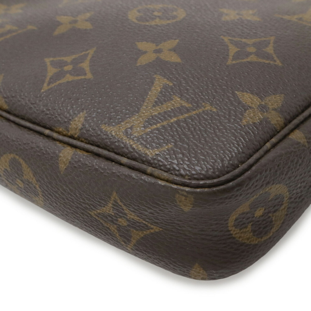 LOUIS VUITTON Authentic Brown Monogram Pochette Mini Bag - Picture 4 of 10